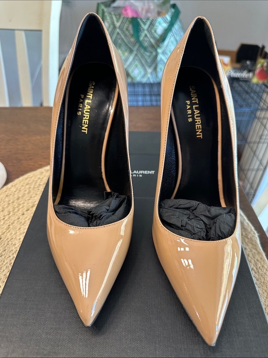 Saint Laurent Shoes - Saint Laurent Nude Pumps 39 Like New with box
